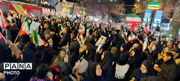 سوگواری مردم بجنورد در هفتین  شب شهادت امام شهیدشان