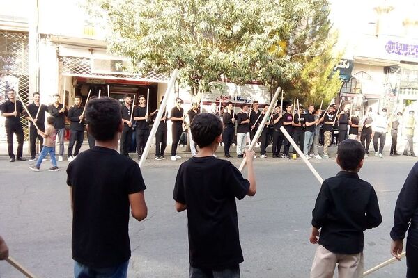برگزاری مراسم «شاه حسین گویان» اربعین در شهرستان تکاب