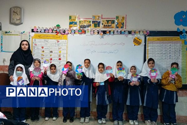 مدارس شهرستان قدس زیر چادر بانوی دو عالم در جشن ولادت حضرت زهرا(س)