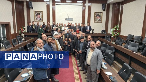 دیدار فرماندار تربت حیدریه با ذاکران عشق و اهل بیت