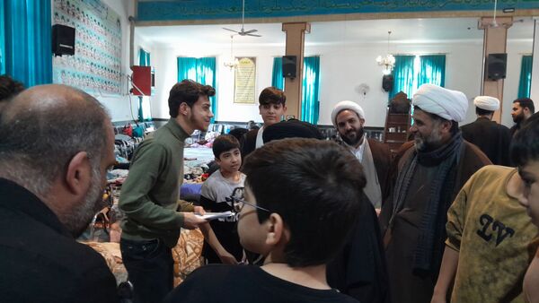 بازدید مسئولین شهرستان از اعتکاف دانش‌آموزی 