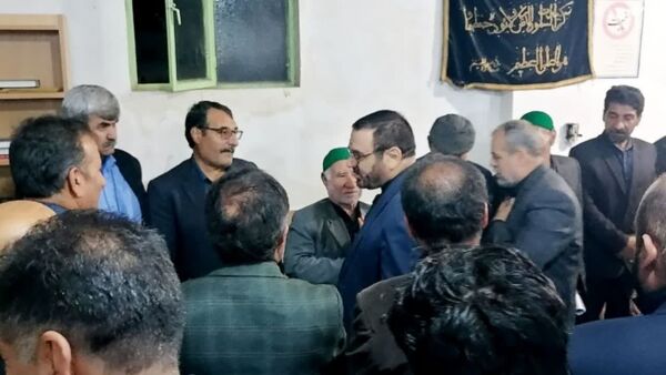مراسم ترحیم دو قاضی خوشنام کهگیلویه و بویراحمد در دهستان کریک