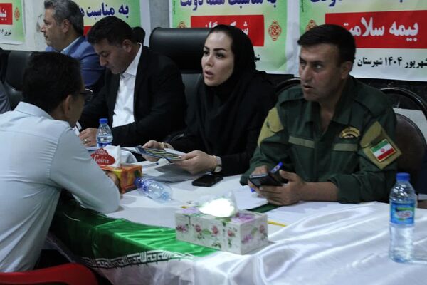 برپایی میز خدمت در گچساران