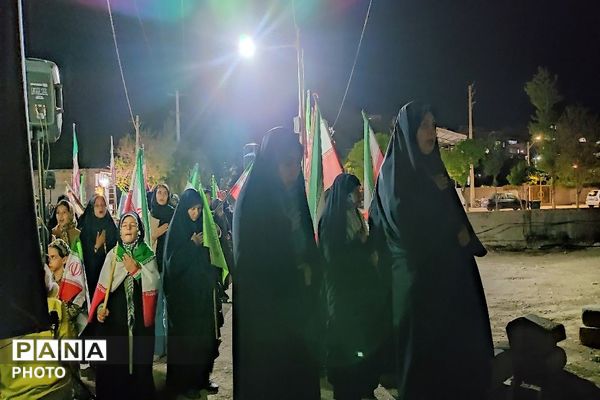 هفتاد و ششمین شب از اجتماعات خیابانی در حسینیه شهدای شهر بار