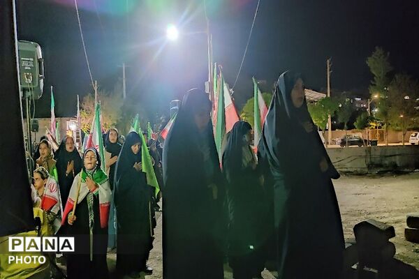 هفتاد و ششمین شب از اجتماعات خیابانی در حسینیه شهدای شهر بار