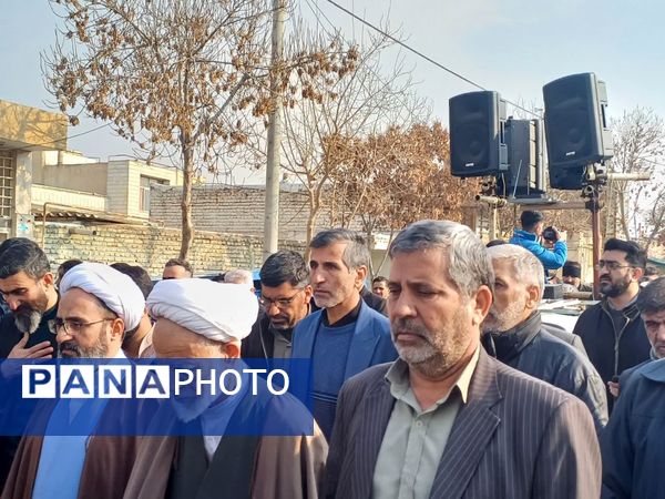 مراسم تشییع حجت‌الاسلام والمسلمین سید هاشم سجادی نسب در برخوار