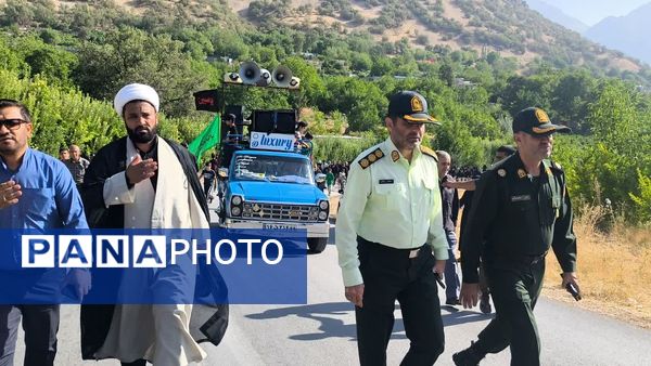 پیاده‌روی حرم تا حرم جاماندگان اربعین 