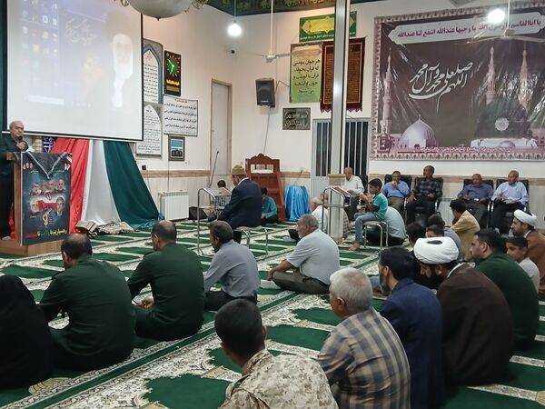 یادواره شهدای شهرستان خلیل‌آباد در مسجد نبی 