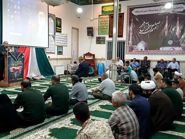 یادواره شهدای شهرستان خلیل‌آباد در مسجد نبی 