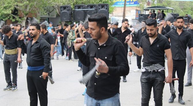 عزاداری باشکوه شهادت امام صادق (ع) در نیشابور