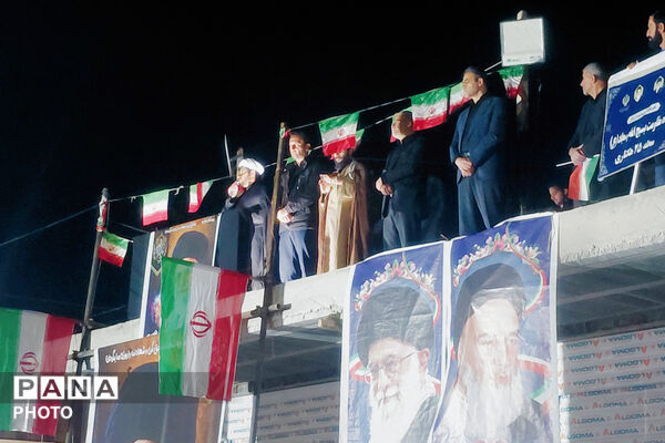 اجتماع قافله عزاداری شهرستان لردگان برای خون خواهی رهبر شهید