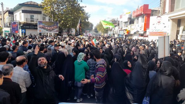 مراسم راهپیمایی ۱۳ آبان‌ ماه سال ۱۴۰۳ در شهرستان قائمشهر