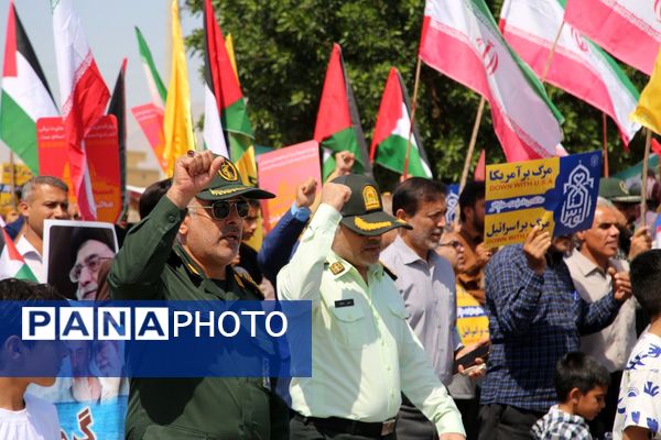 راهپیمایی روز قدس در تنگستان