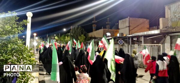 راهپیمایی گسترده در حمایت از جمهوری اسلامی ایران
