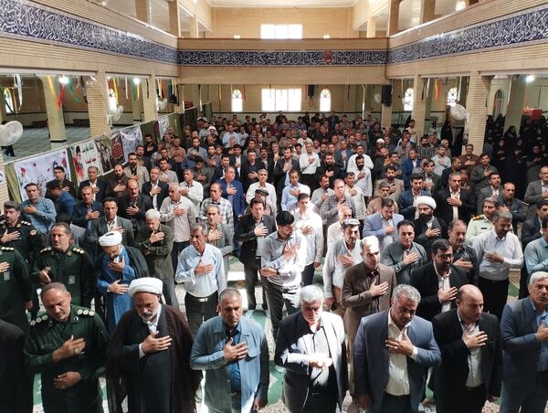  مراسم سوگواری به‌مناسبت شهادت شهدای خدمت در شهرستان چرداول