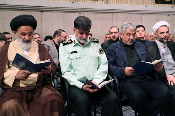 مجلس بزرگداشت شهدای خدمت در محضر مقام معظم رهبری