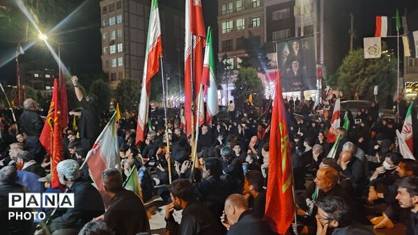 هفتمین شب از مراسم عزاداری امام حسین در حسینیه امام خامنه ای در قاب پانا