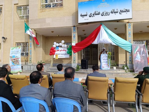 مراسم گرامیداشت هفته پدافند غیرعامل در دبیرستان عشایری شبانه‌روزی نسیبه