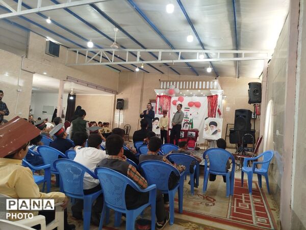 جشن فارغ‌التحصیلی دانش‌آموزان پایه ششم دبستان شهید پسندیده فدافن