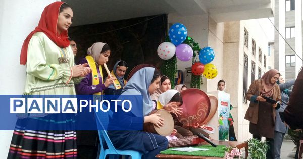 جشن روز مازندران در مدرسه شهید بهداشت قائمشهر