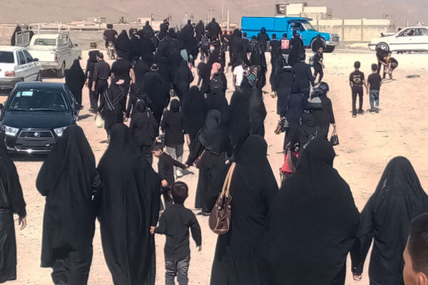 پیاده‌روی اربعین حسینی در شهرستان آباده 