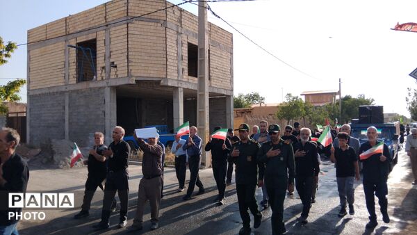 شورِ ارادت؛ رباط مراد در قاب تشییع نمادین رهبر شهید انقلاب