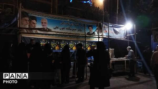 موکب شهدای روستای آهوان نیشابور  در اولین شب ماه  محرم ۱۴۰۵