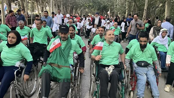 همایش بزرگ ویلچر رانی در جشنواره خانواده ورزش مشهد