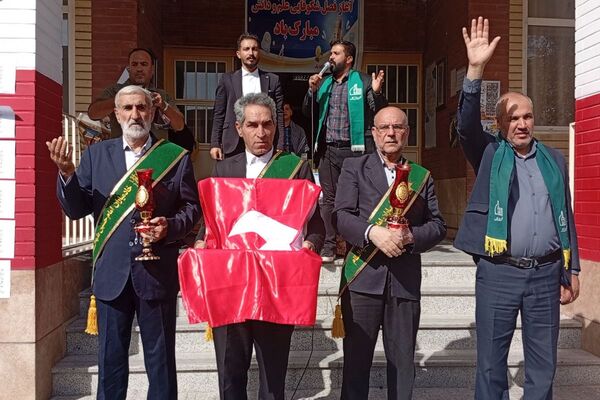 مدراس شهرستان قدس میزبان پرچم حرم امام حسین (ع) و شهید گمنام 