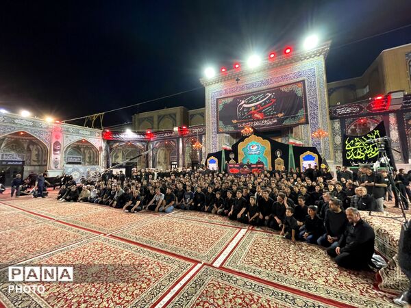 عزاداری هیأت یزد در حرم مطهر رضوی