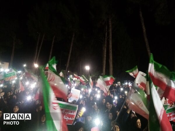 راهپیمایی از جنس انتقام و اقتدار در شهرستان خلیل آباد