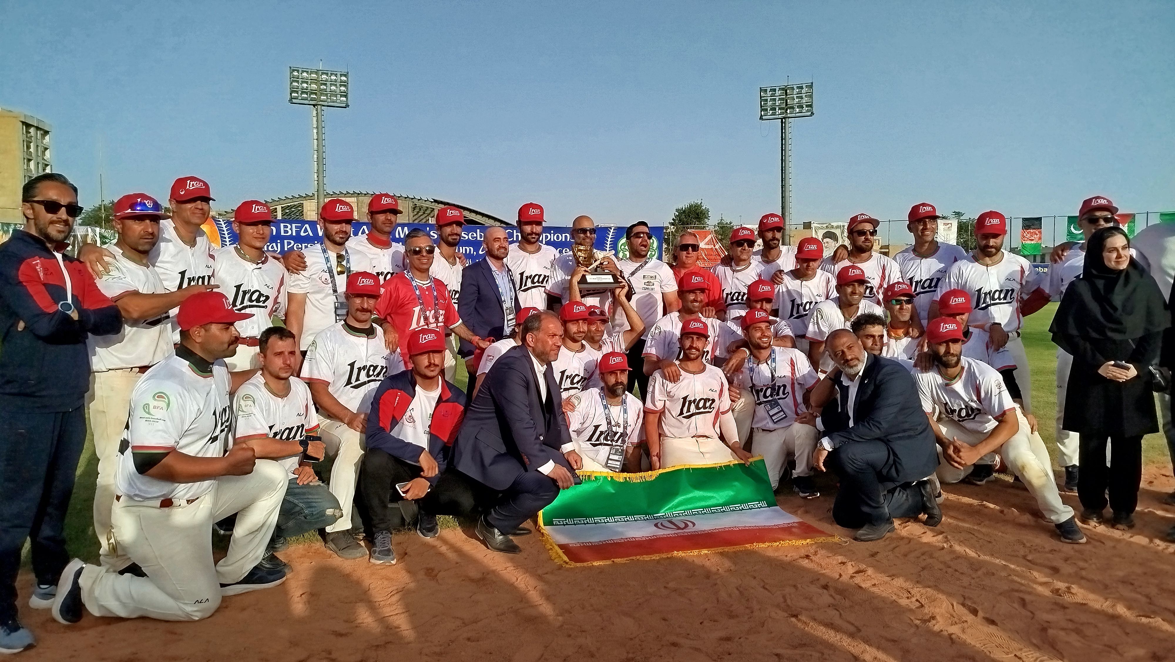 فلسطین فاتح مسابقات بیس‌بال غرب‌آسیا شد