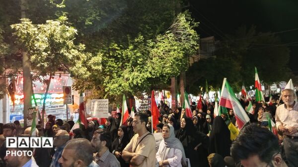 تجمعات پرشور وباصلابت مردم بروجرد برای حمایت ازنیروهای مسلح