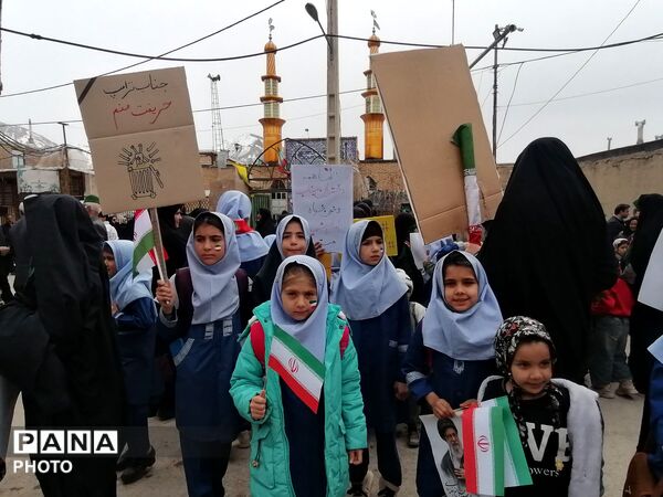 راهپیمایی روز جهانی قدس در شهر بار نیشابور