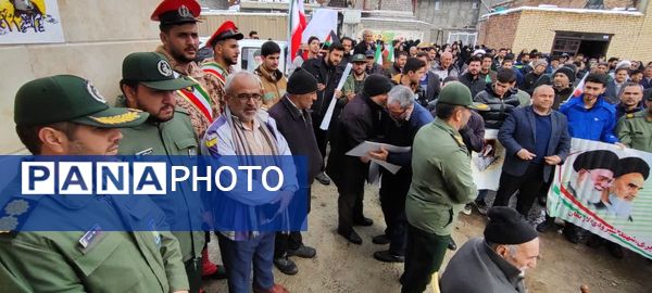 خروش انقلابی مردم شهرستان خداآفرین 