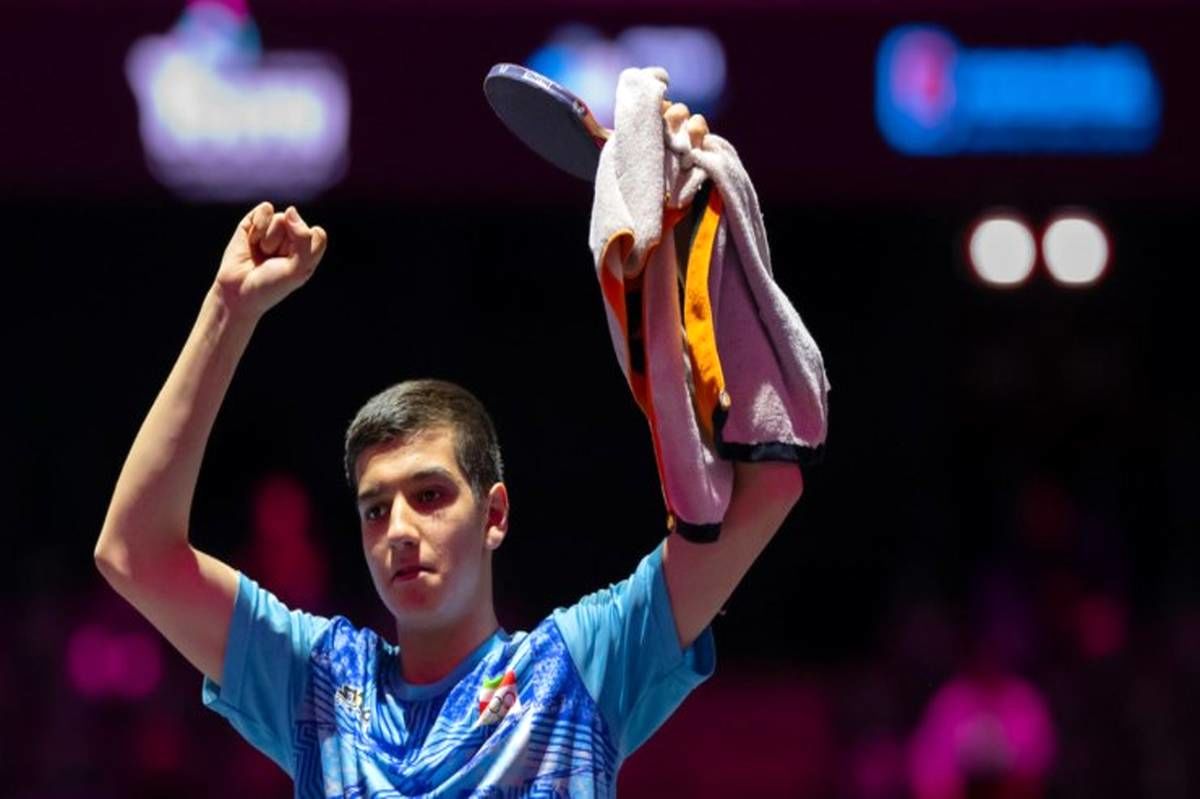 بنیامین فرجی پنجمین پینگ پنگ باز برتر جهان