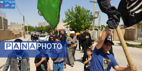 عزاداری شهادت امام صادق (ع) در شهر تیتکانلو