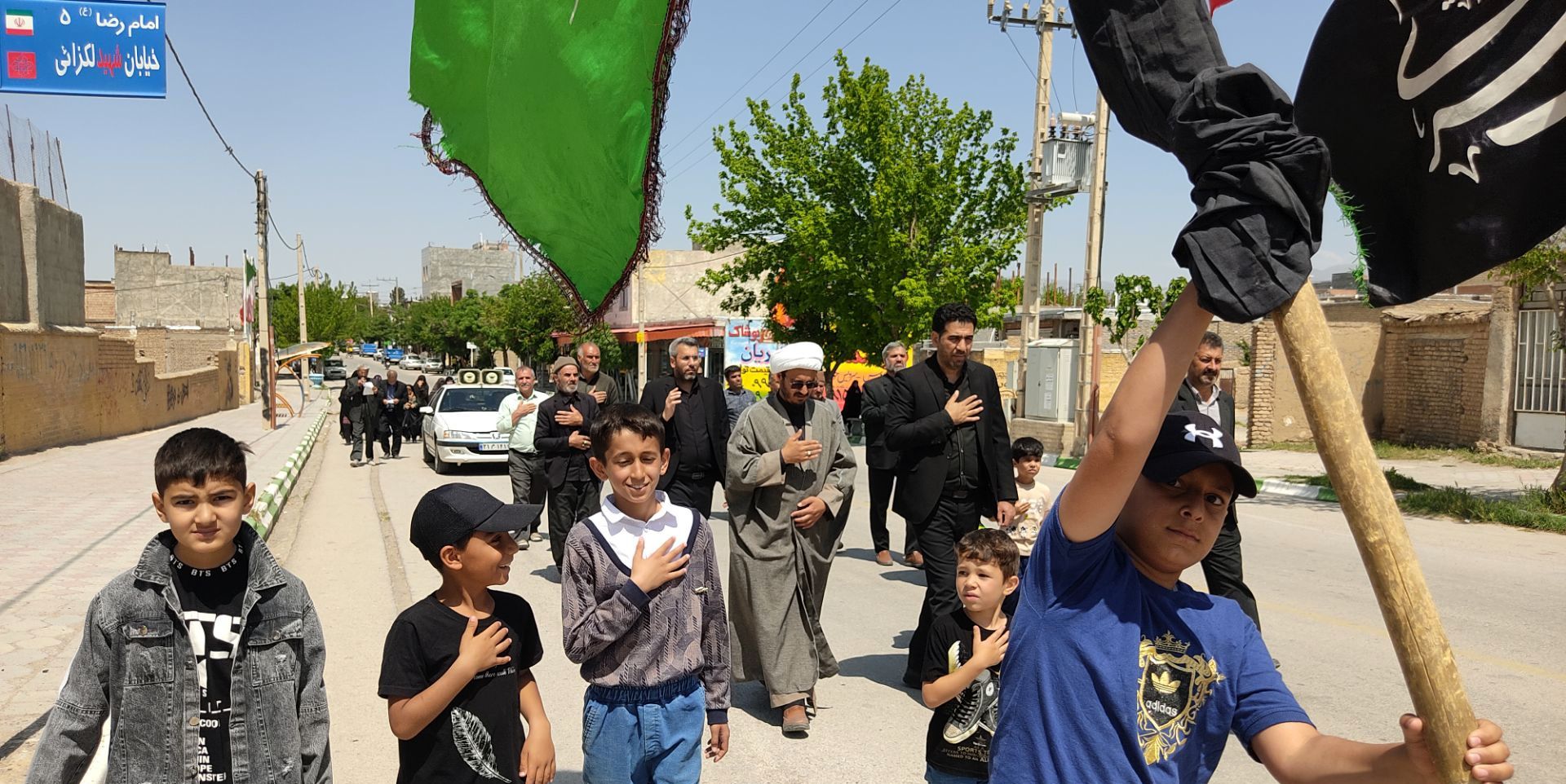 عزاداری شهادت امام صادق (ع) در شهر تیتکانلو