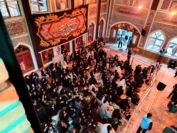 مراسم عزاداری امام حسین (ع) در شب تاسوعای حسینی 
