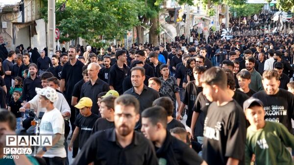 کاروان نمادین اسرای کربلا در خدابنده