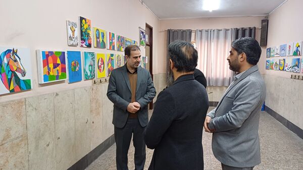 افتتاحیه نمایشگاه فرهنگی هنری هفته ماها