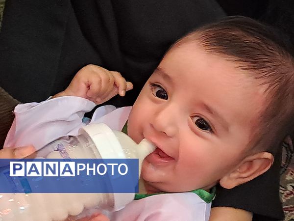 مراسم شیرخوارگان حسینی در حسینیه عاشقان ثارالله قائمشهر