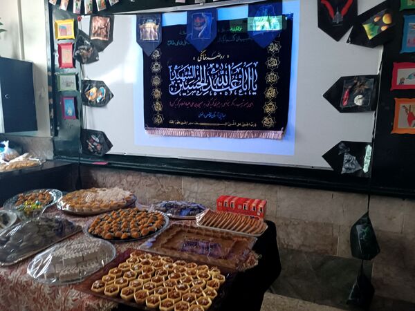 مراسم شهادت حضرت فاطمه (س) در دبستان شاهد کوثر ناحیه ۵ 