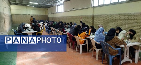 مسابقات شطرنج متوسطه دختران شهرستان قدس 