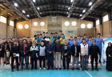 فینال مسابقات والیبال بین آموزشگاهی در ناحیه دو شهرری