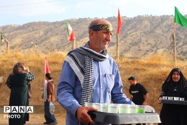 طنین نام حسین در سپیده‌دم باشت؛ از میدان خروجی تا آستانه‌ سیدمحمد