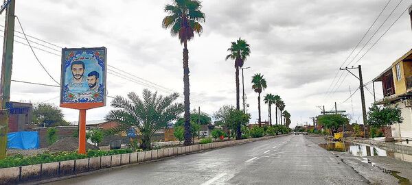 بارش باران فاریاب را شست و هوای غبار آلود پاک شد