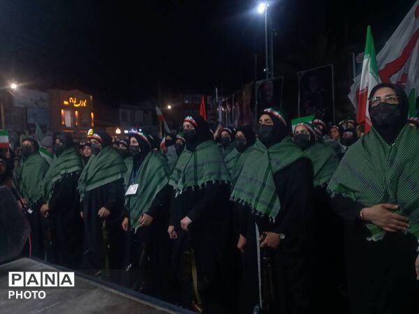 اجتماع مردمی حامیان آرمان‌های انقلاب اسلامی ایران در گلوگاه 