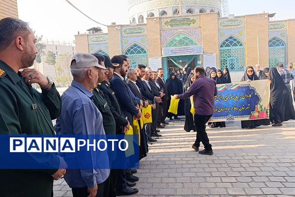 کاروان زیارتی راهیان نور دبیرستان شاهد کوثر شهرستان رباط‌کریم