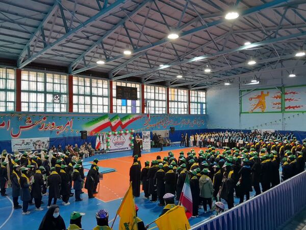  همایش دانش‌آموزی یاوران انقلاب شهرستان ورامین